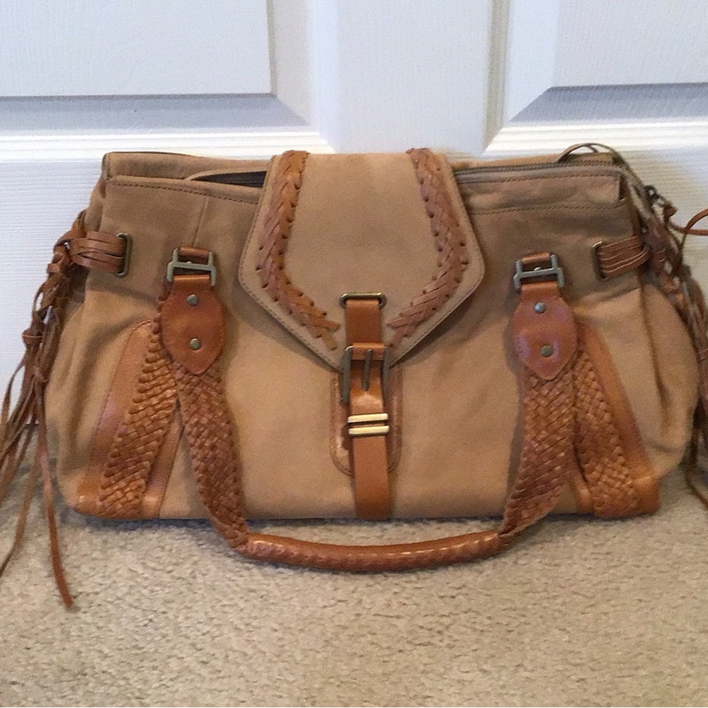 Cole Haan Suede Satchel Bag NWT